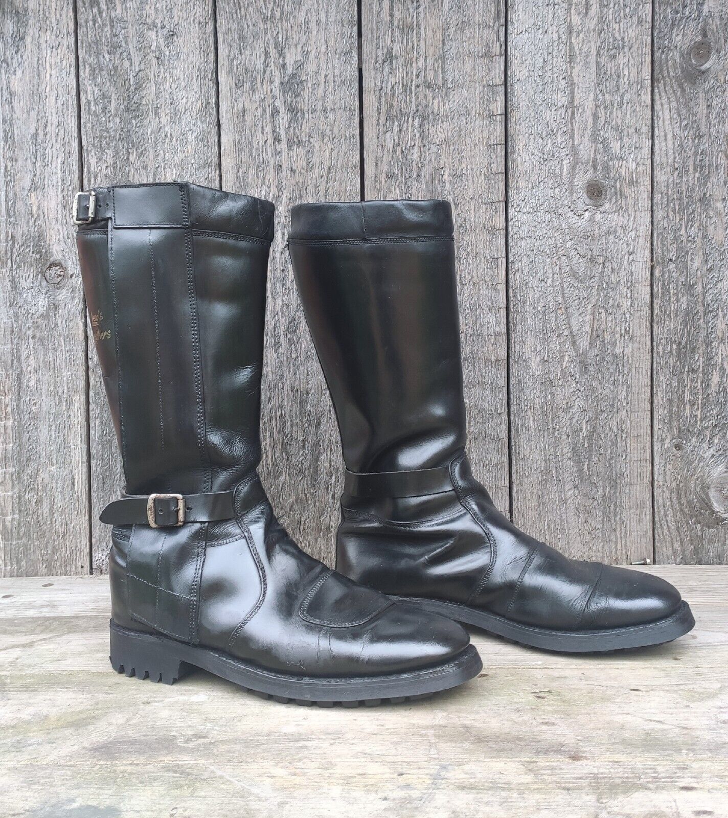 Retro motorcycle sale boots uk